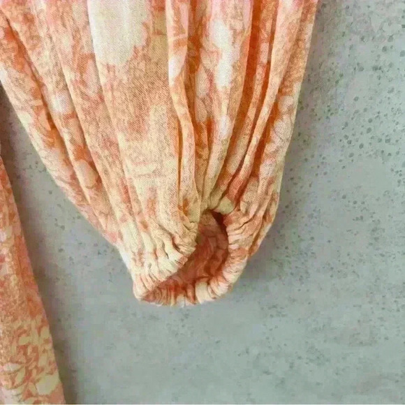 ANTHROPOLOGIE COLORFUL BOHO FLORAL EMBROIDERED FLOWING SUNDRESS SUMMER LONG SLEE - Picture 7 of 13